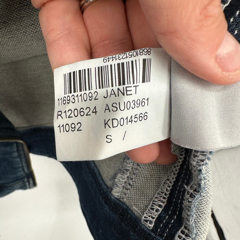 MAVI Janet Asymmetrical Full Zip Moto Denim Jacket // S - Picture 11 of 11